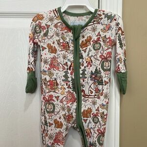 Newborn. Main Street Smocking Co. Bamboo sleeper. Excellent condition.